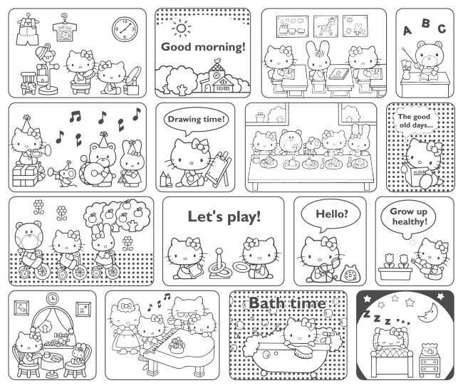 Vinilos hello kitty para muebles o armarios